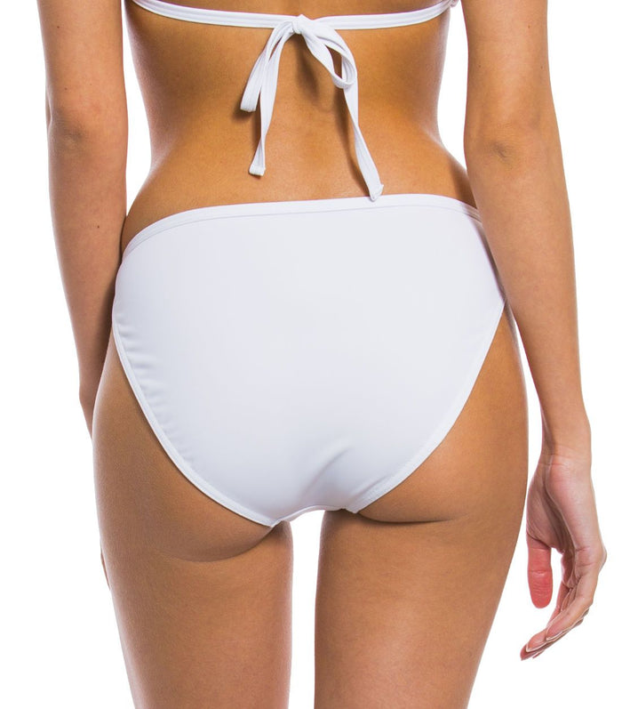 Kiniki White Tie Side Bikini Tanga
