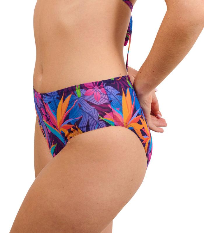 Kiniki Paradise Purple Tan Through High Waisted Bikini Brief