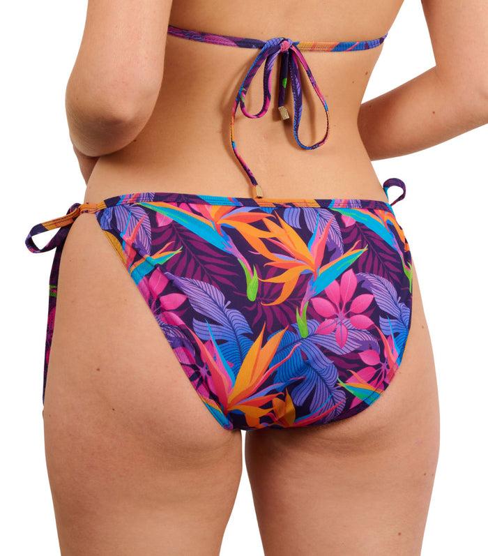 Kiniki Paradise Purple Tan Through Tie Side Bikini Tanga