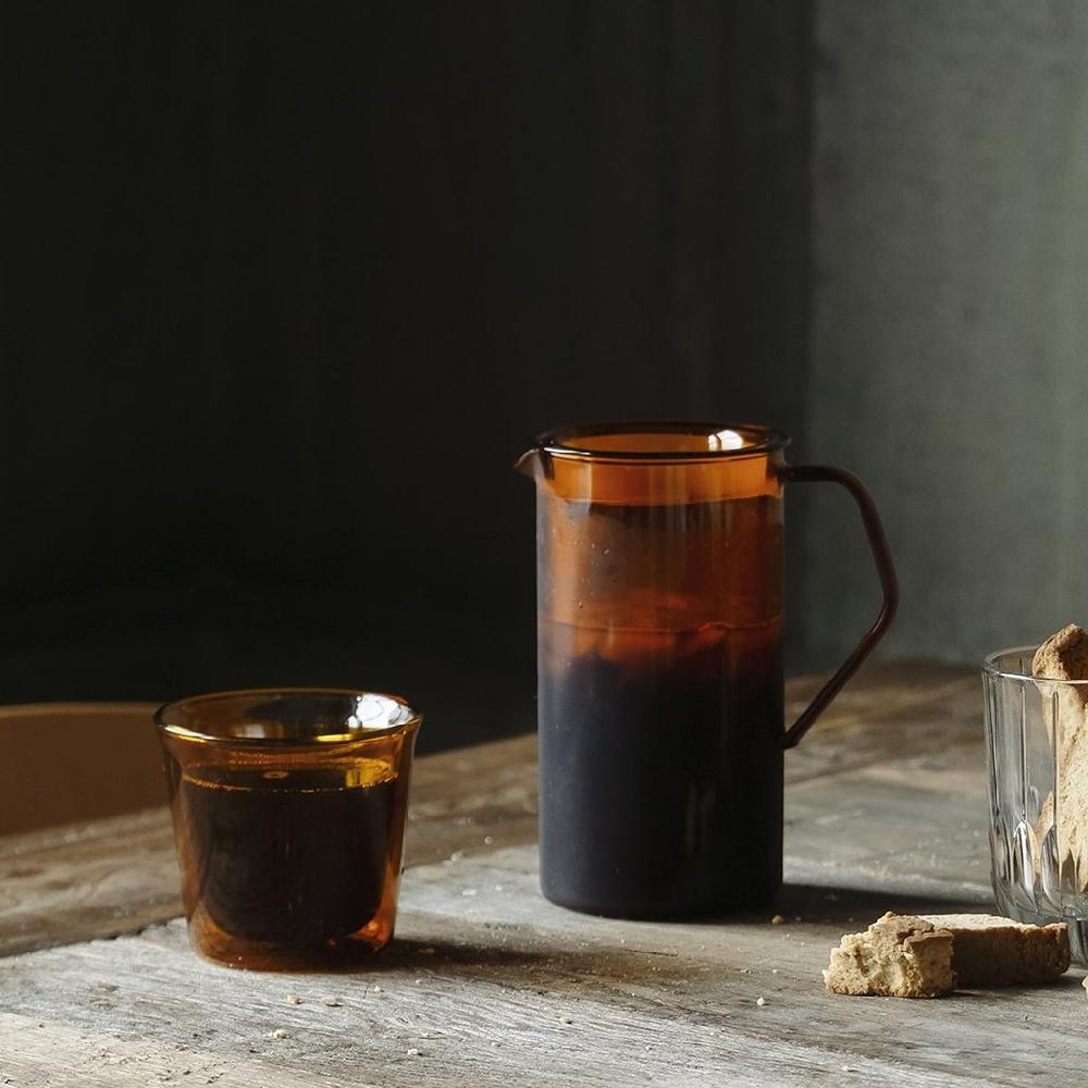 Kinto CAST AMBER Double Wall Glass 250ml