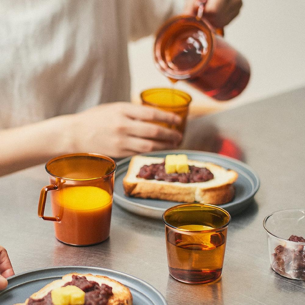 Kinto CAST AMBER Glass 180ml