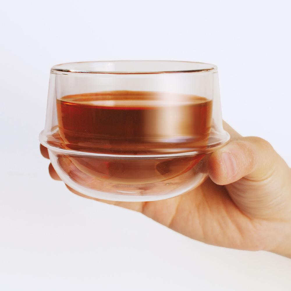 Kinto KRONOS Double Wall Tea Cup 200ml / 7oz