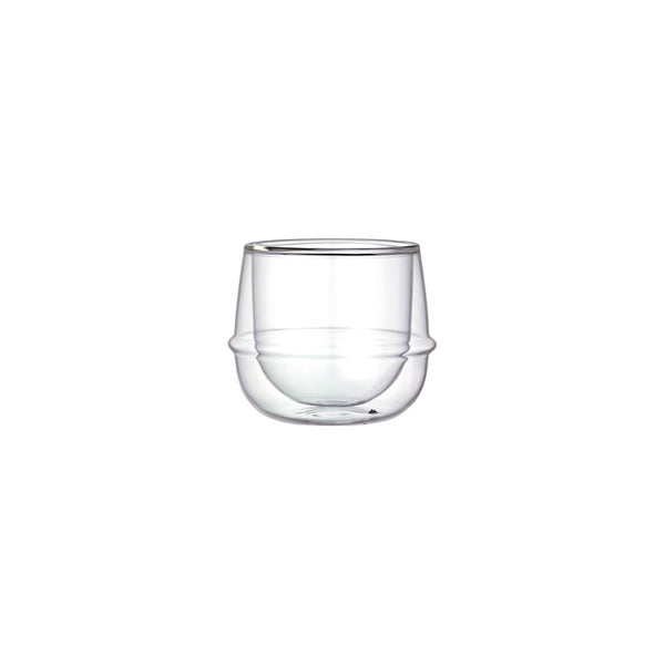 kinto KRONOS double wall wine glass 250ml / 8oz