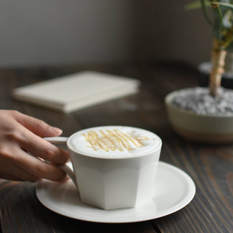 Kinto OCT Cup & Saucer 300ml / 10oz