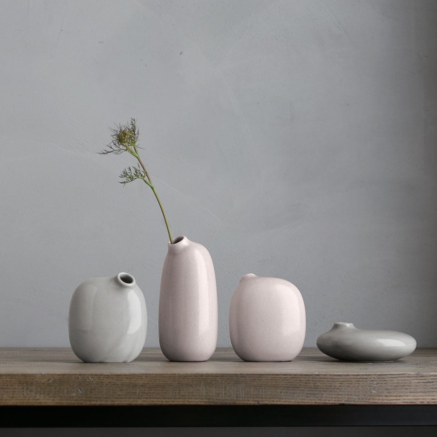 Kinto SACCO Vase Porcelain 03