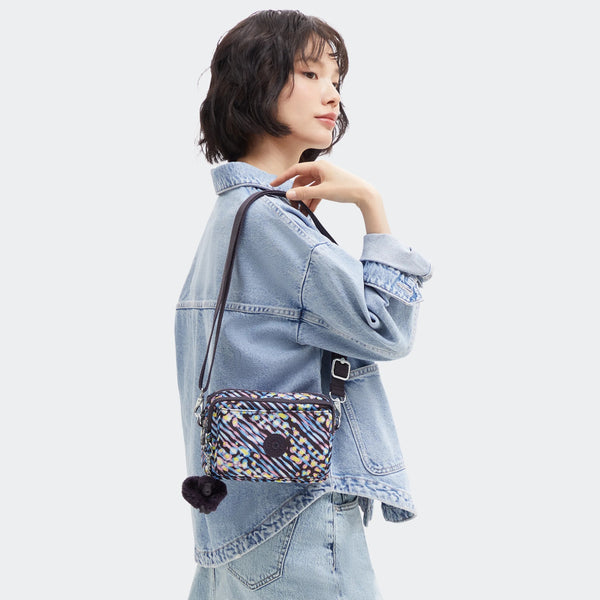 Kipling Abanu Multi Printed Convertible Crossbody Bag