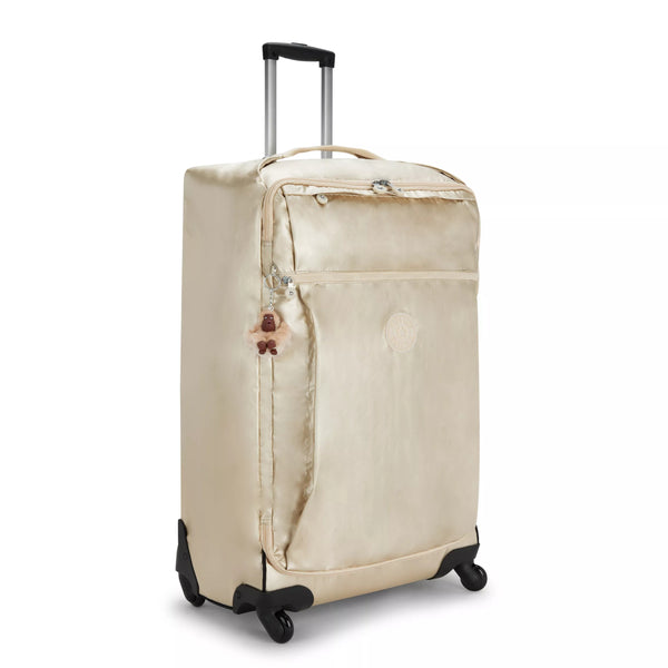 Kipling Darcey Large Metallic Carry-On Rolling Luggage