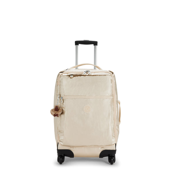 kipling Darcey Small Metallic Carry-On Rolling Luggage