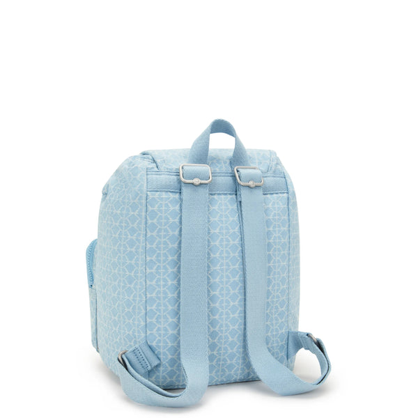 Kipling Anto Small Printed Denim Backpack