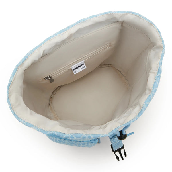 Kipling Anto Small Printed Denim Backpack