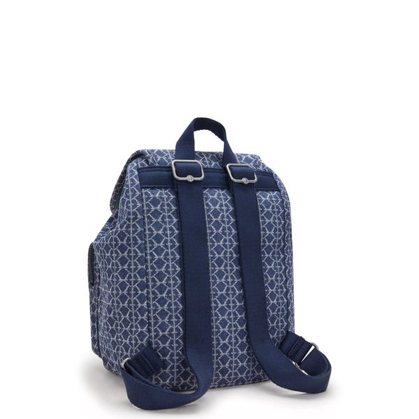 Kipling Anto Small Printed Denim Backpack