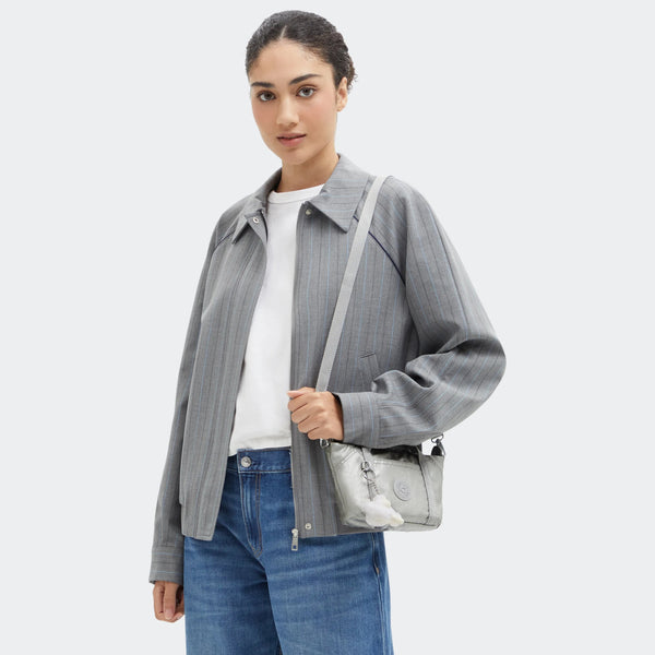 Kipling Art Compact Metallic Crossbody Bag