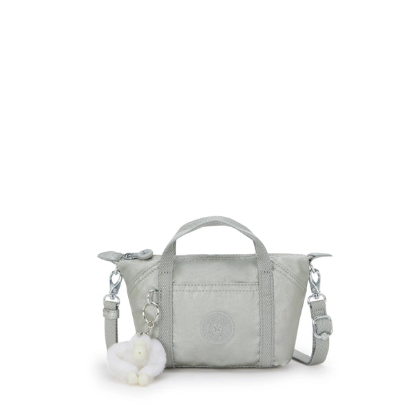 kipling Art Compact Metallic Crossbody Bag