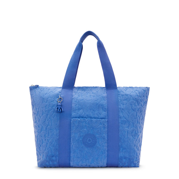 kipling Art Medium Resort Terry Cloth Tote Bag