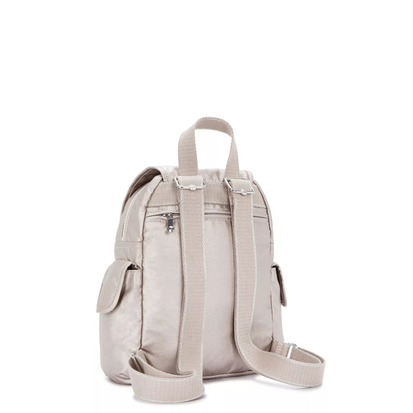 Kipling City Pack Mini Metallic Backpack