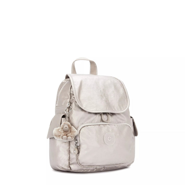 Kipling City Pack Mini Metallic Backpack