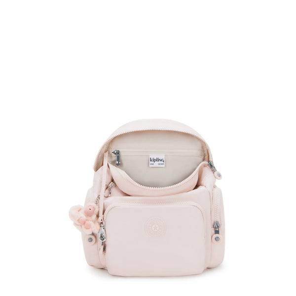 Kipling City Zip Mini Metallic Backpack