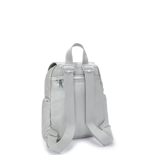Kipling City Zip Mini Metallic Backpack