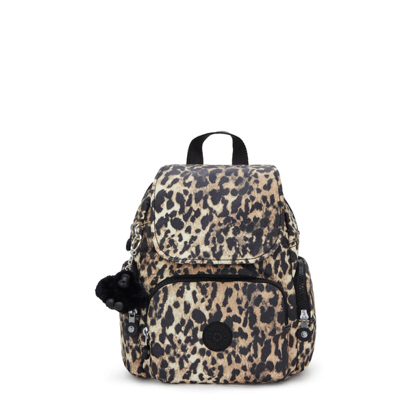 kipling City Zip Mini Printed Backpack