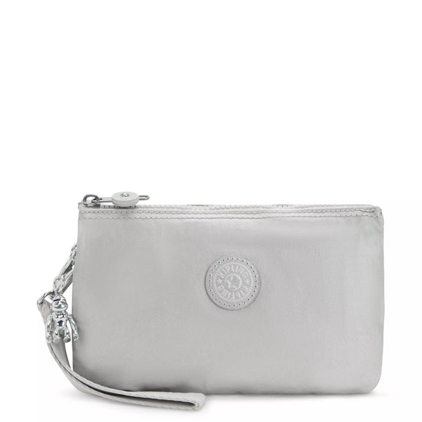 kipling Creativity Extra Large Metallic Wristlet