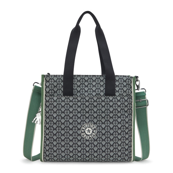 kipling Deval Printed Tote Bag