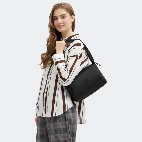 Kipling Eleni Medium Smooth Satin Shoulder Bag