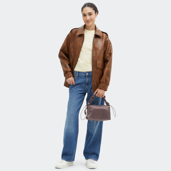 Kipling Eleni Smooth Satin Shoulder Bag