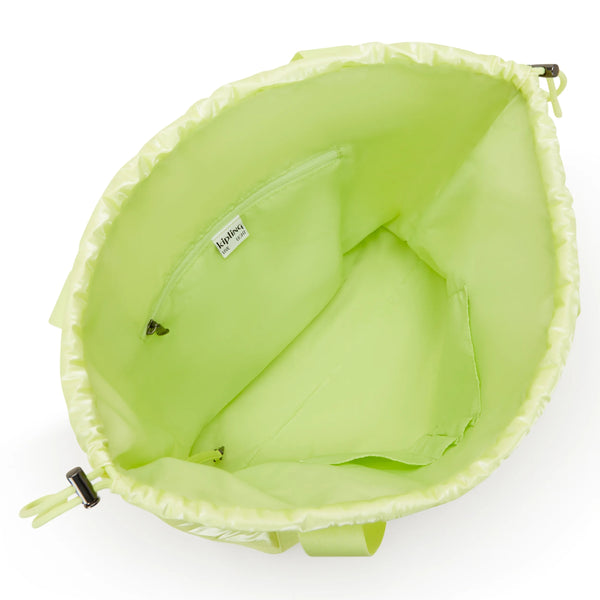 Kipling Elmar Lacquered Drawstring Tote Bag