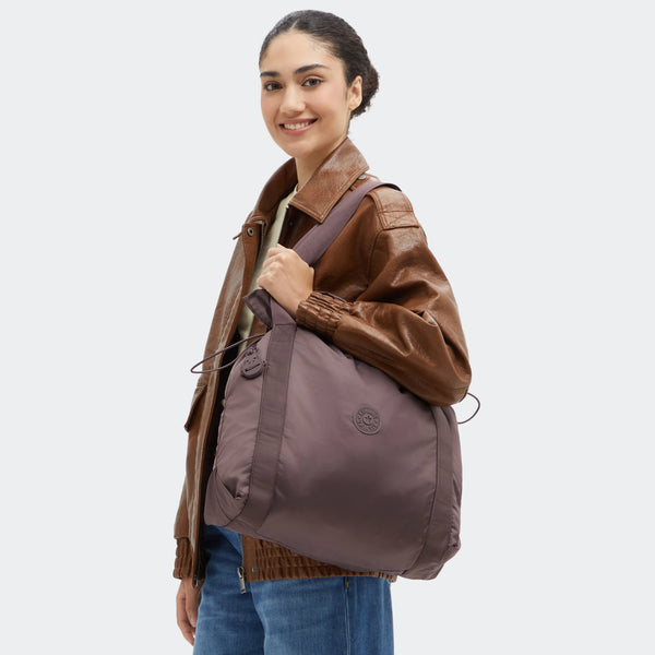 Kipling Elmar Smooth Satin Tote Bag