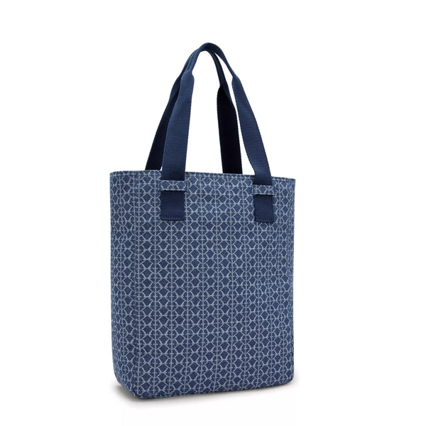 Kipling Jowns Printed Denim Tote Bag