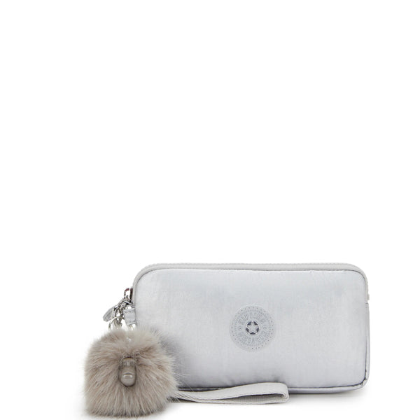 kipling Lowie Metallic Wristlet Wallet