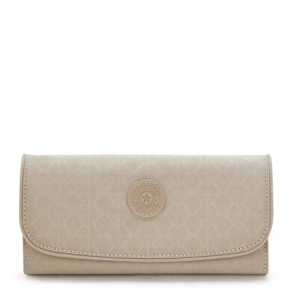 kipling Money Land Printed Snap Wallet