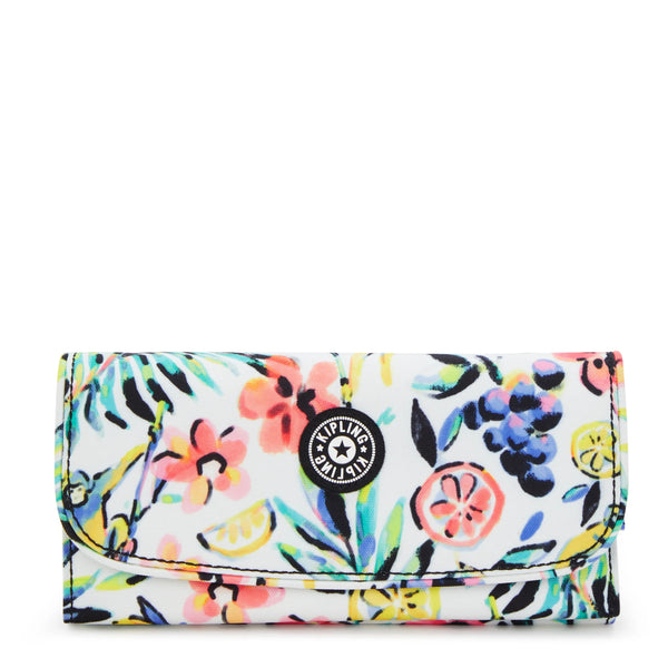 kipling Money Land Printed Snap Wallet
