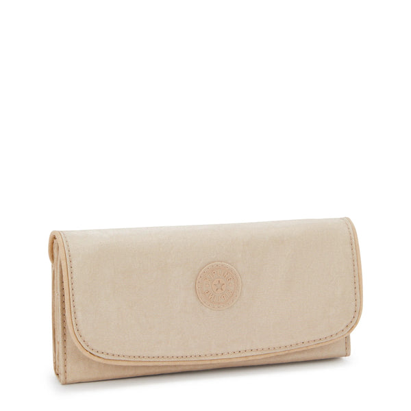 Kipling Money Land Shimmer Snap Wallet