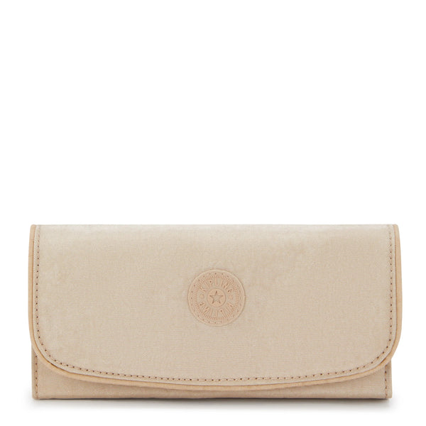 kipling Money Land Shimmer Snap Wallet