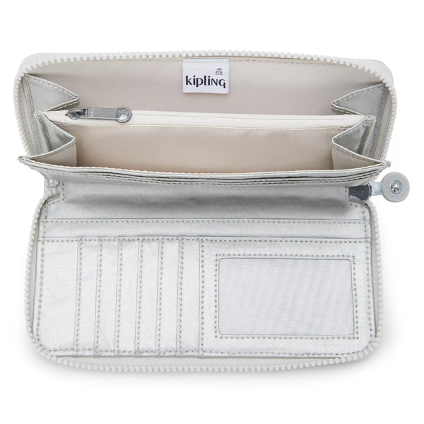 Kipling Money World Metallic Wallet
