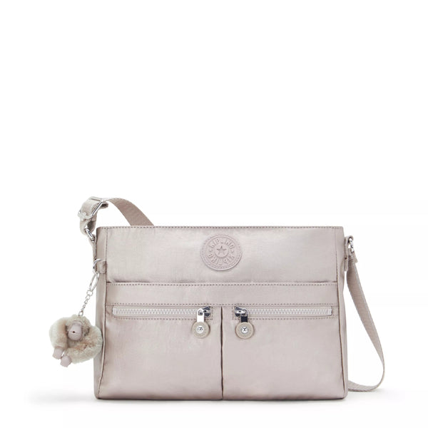 kipling New Angie Metallic Crossbody Bag