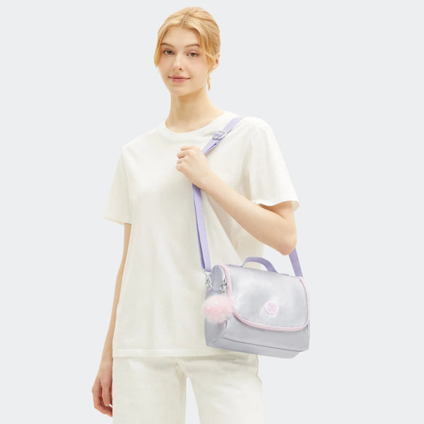 Kipling New Kichirou Metallic Lunch Bag