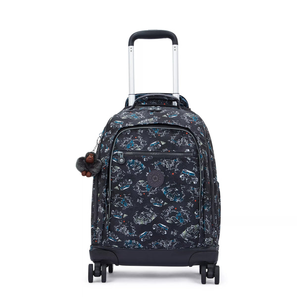 kipling New Zea Printed 15" Laptop Rolling Backpack