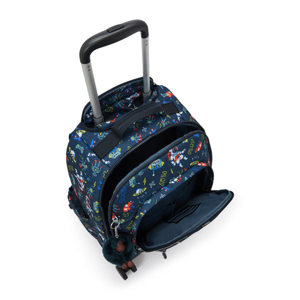 Kipling New Zea Printed 15" Laptop Rolling Backpack