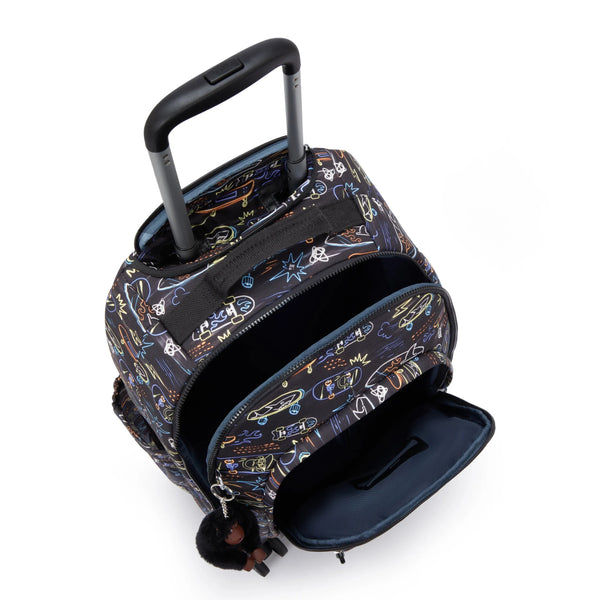 Kipling New Zea Printed 15" Laptop Rolling Backpack