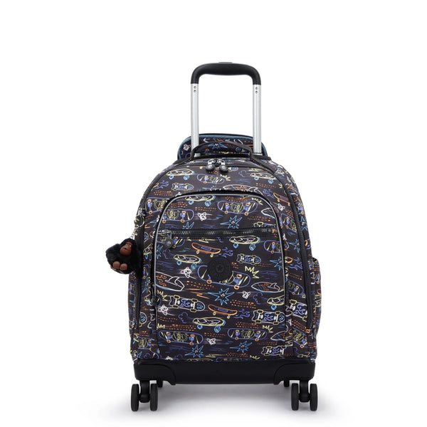 kipling New Zea Printed 15" Laptop Rolling Backpack
