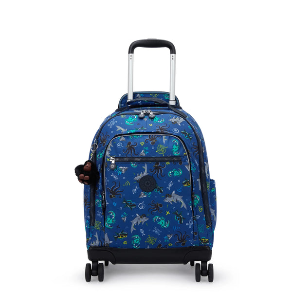 kipling New Zea Printed 15" Laptop Rolling Backpack