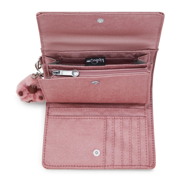Kipling Pixi Medium Metallic Organizer Wallet
