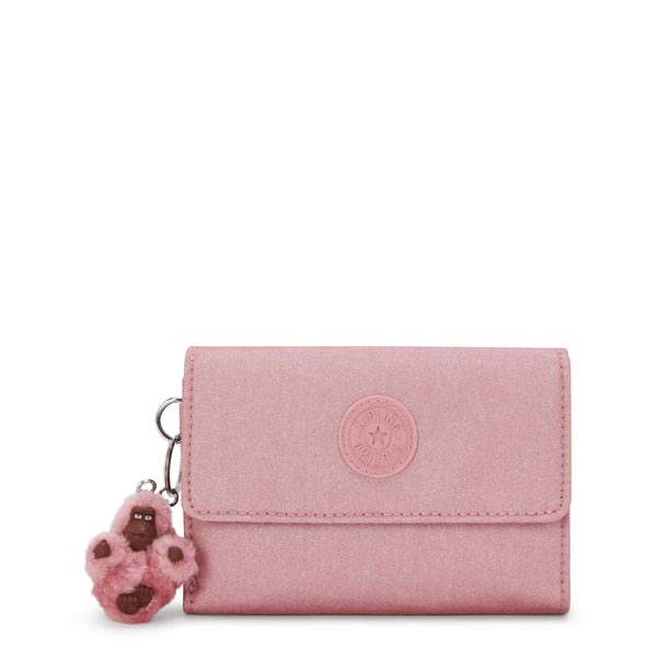 kipling Pixi Medium Metallic Organizer Wallet