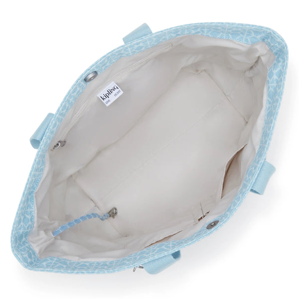 Kipling Raaja Printed Denim Tote Bag