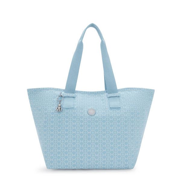 kipling Raaja Printed Denim Tote Bag