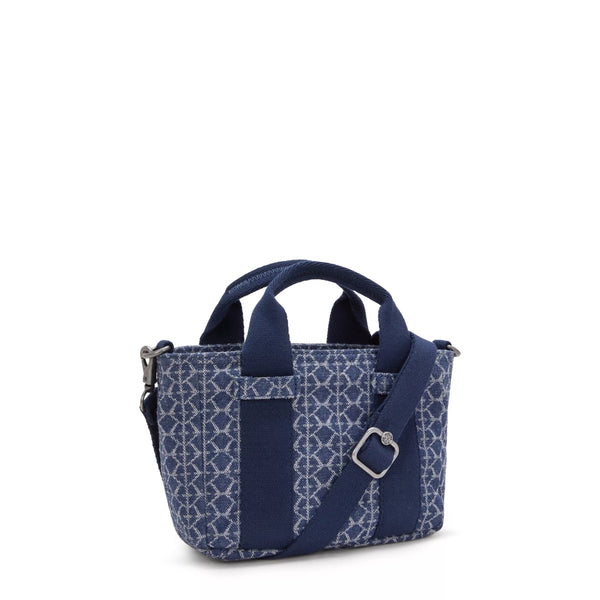 Kipling Ritta Mini Printed Denim Shoulder Bag