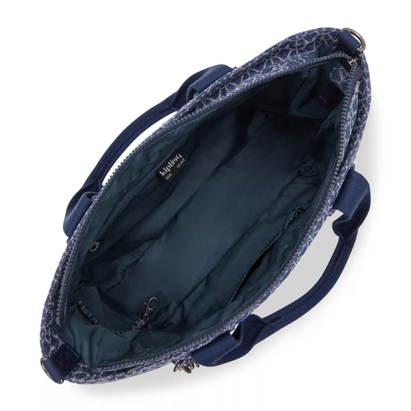 Kipling Ritta Small Printed Denim Handbag