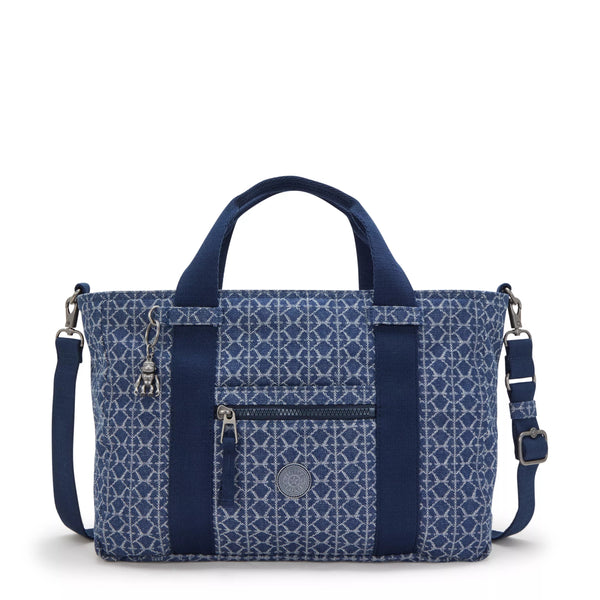 kipling Ritta Small Printed Denim Handbag